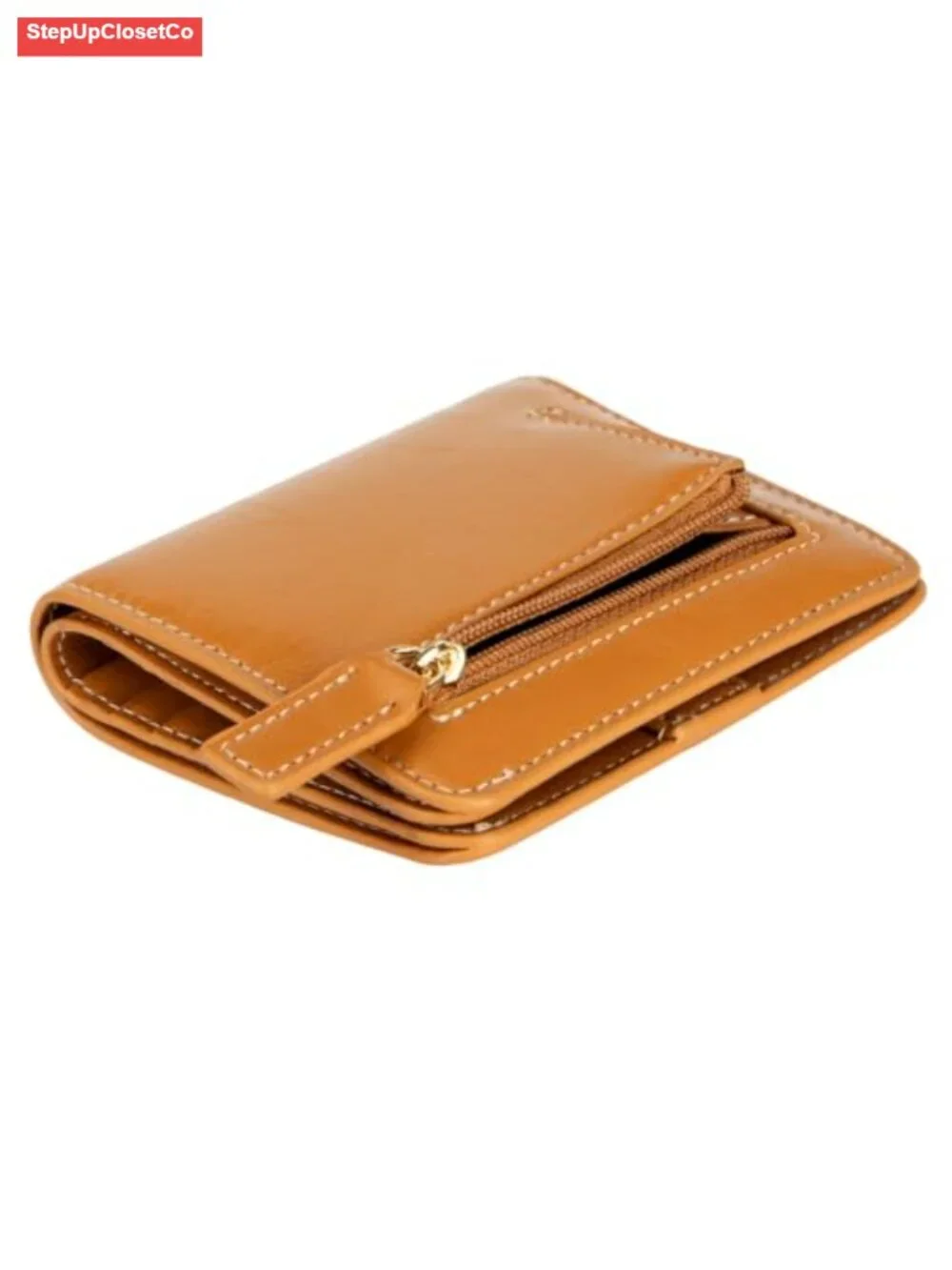 RFID Blocking Small Bifold Leather Wallet with ID Window
